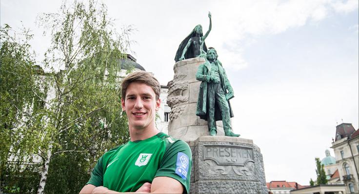Andres Vombergar je prišel iz Argentine v Slovenijo v sezoni 2017/18, za Olimpijo pa je v prvi ligi zbral 42 nastopov in dosegel 17 zadetkov. | Foto: NK Olimpija/SPS