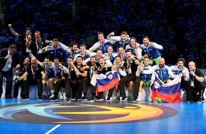 Slovenska rokometna reprezentanca je lani na svetovnem prvenstvu v Franciji osvojila tretje mesto. | Foto: Vid Ponikvar
