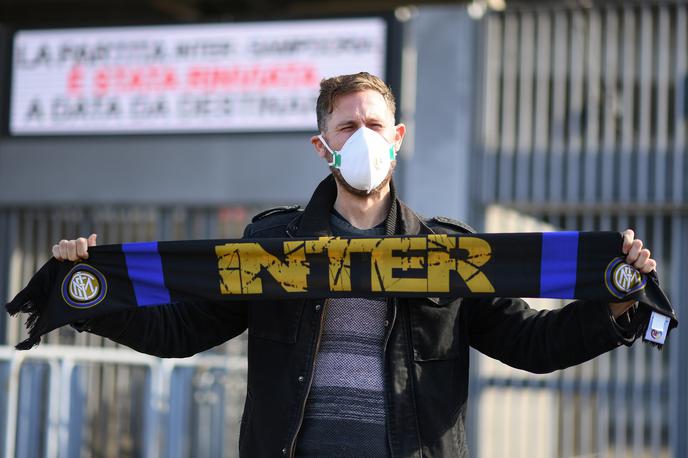Inter Koronavirus | Navijači Interja v nedeljo ne bodo smeli spremljati ljubljencev na derbiju v Torinu. | Foto Reuters