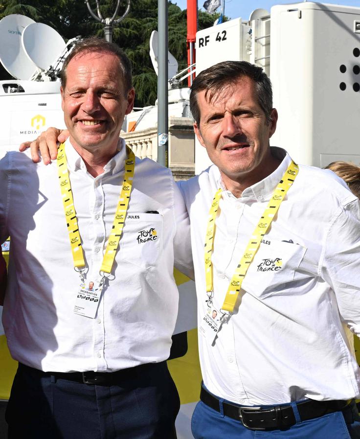 Christian Prudhomme in Pierre-Yves Thouault | Foto: Guliverimage