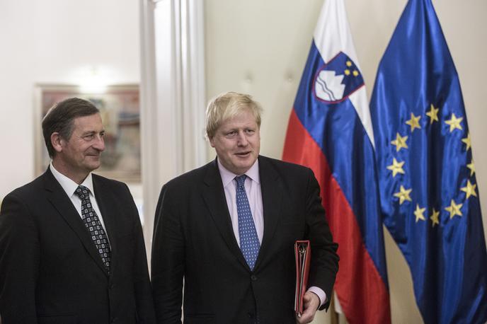 Boris Johnson, Karl Erjavec | Foto Matej Leskovšek