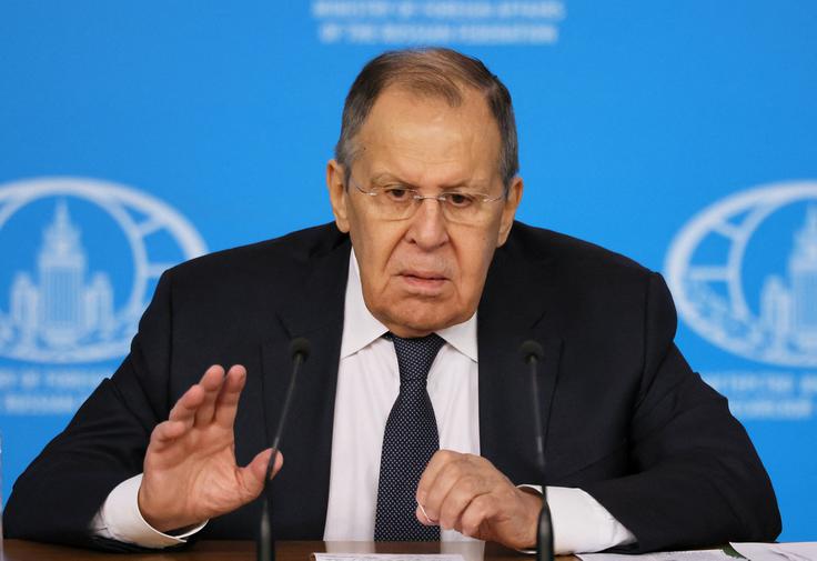 Lavrov je na tradicionalni novinarski konferenci ob začetku leta izrazil prepričanje, da uradniki v Washingtonu vedo, da Rusija ne načrtuje prevzema Grenlandije. | Foto: Reuters