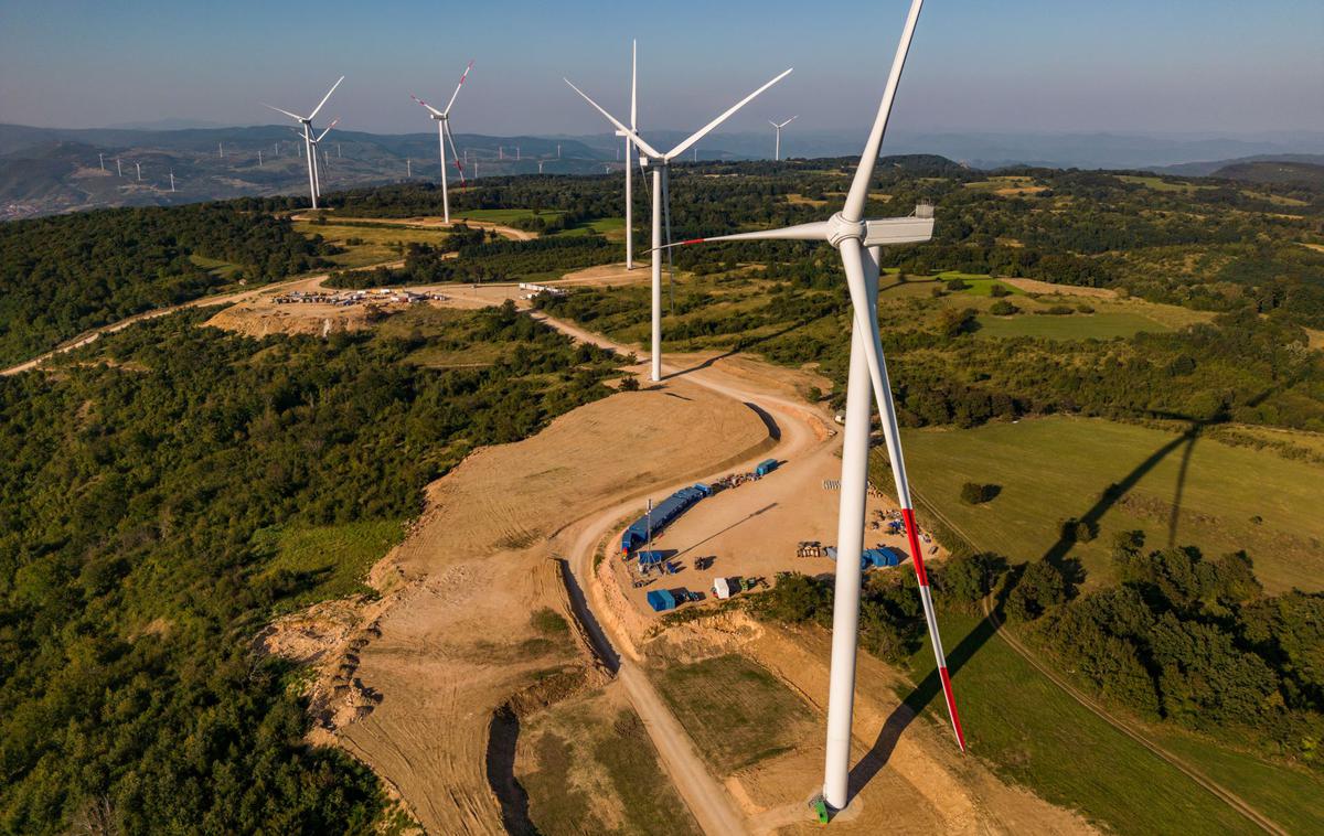 Odprtje vetrne elektrarne Krivača v Srbiji | Fotografija je simbolična. | Foto Jakov Simović