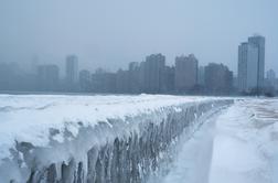 V ZDA bolj mrzlo kot na Antarktiki: V Chicagu izmerili -30 stopinj Celzija #video #foto