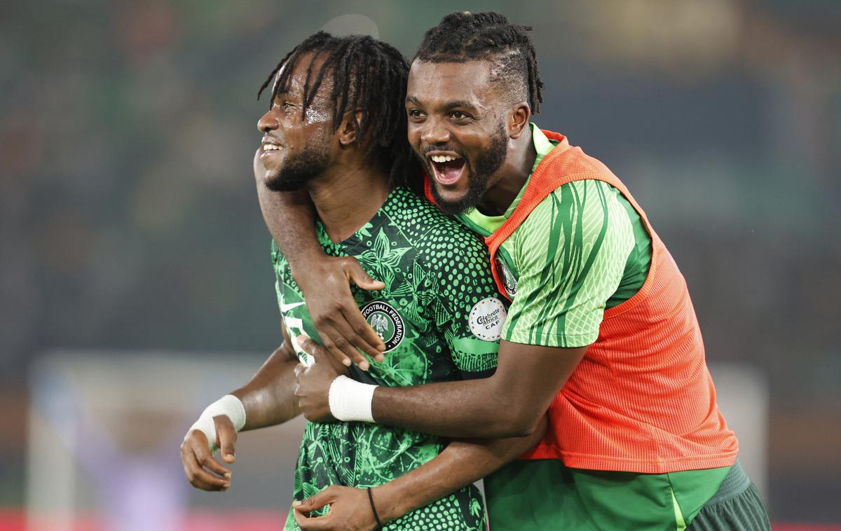 Nigerija Ademola Lookman | Ademola Lookman je zadel za napredovanje Nigerije nad Angolo z 1:0. | Foto Reuters