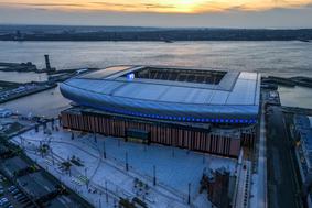 Na testni tekmi novega stadiona Evertona kar 10.000 gledalcev