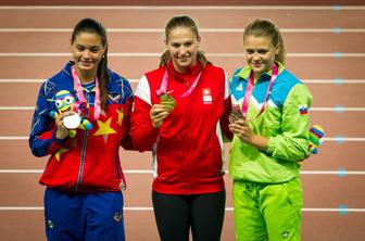 Do olimpijske medalje tudi atletinja Leda Krošelj