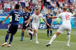Japonska po zaslugi manjšega števila rumenih kartonov v izločilne boje