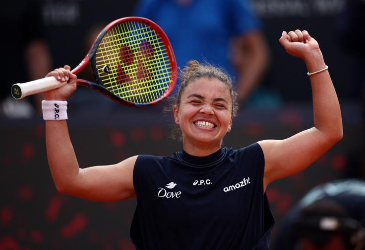 Jasmine Paolini je prva Italijanka v finalu Rima po letu 2014, ko je to uspelo Sari Errani. | Foto: Reuters