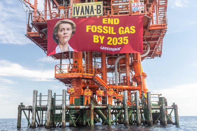 Greenpeace Hrvaška naftna ploščad | Foto GreenPeace