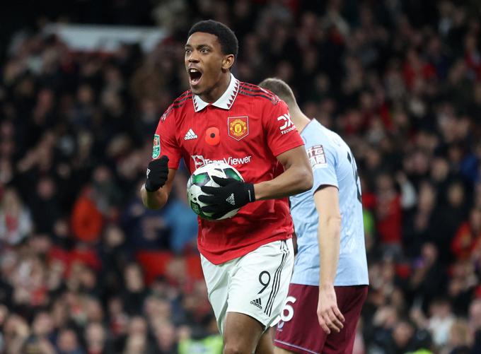 Francoz Anthony Martial je dosegel prvi zadetek za Manchester United. | Foto: Reuters