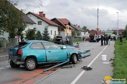 V prometni nesreči pri Domžalah umrla ena oseba