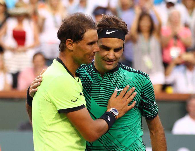 Rafael Nadal je izgubil vse letošnje dvoboje proti Federerju. | Foto: Guliverimage/Getty Images