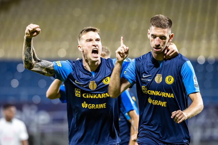 Damjan Vuklišević je na začetku drugega polčasa povišal na 2:1. | Foto: Jure Banfi