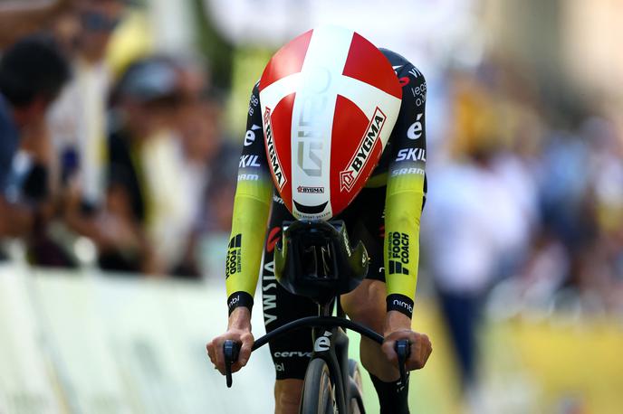 Jonas Vingegaard | Jonas Vingegaard je na kronometru kolesaril pod pričakovanji. | Foto Reuters