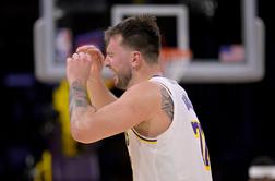 Za uvod huda zaušnica za Luko Dončića in LA Lakers