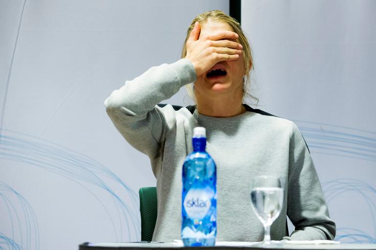 Therese Johaug te dni zaradi mazila za ustnice močno boli glava. | Foto: Reuters