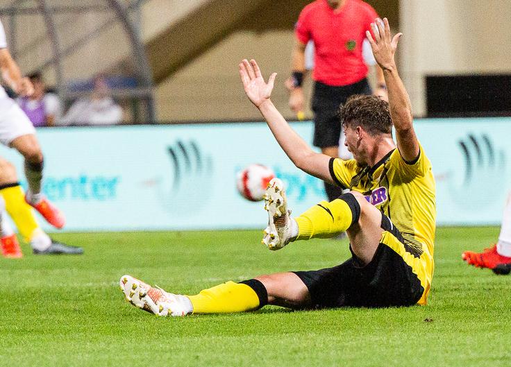 Ivan Šarić je proti Celjanom dosegel dva zadetka. | Foto: Nik Moder/Sportida