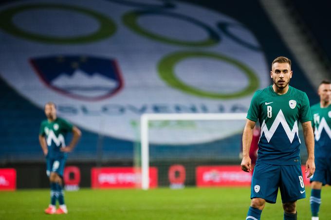 Sandi Lovrić je v dresu Slovenije debitiral prejšnji teden proti San Marinu. | Foto: Grega Valančič/Sportida