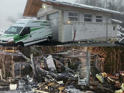 Eno leto po požaru na Vojskem: iz pepela je tam že zrasla nova delavnica #foto