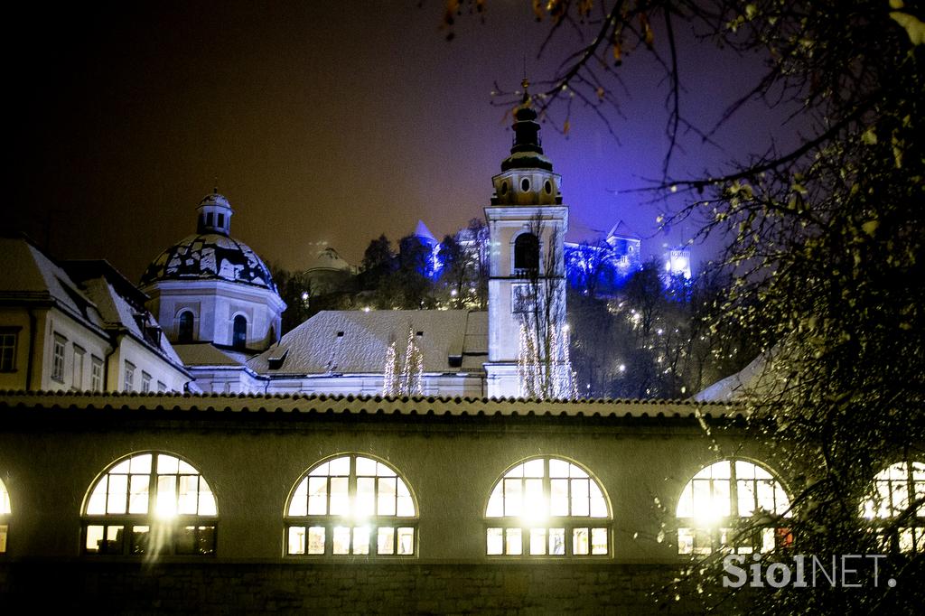 sneg v Ljubljani