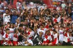 Palestinski otroci se učijo nogometnih vrlin od španskega velikana Real Madrida