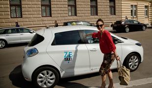 Električni taksi je Ljubljančanom v devetih dneh prihranil kar 1,7 tone ogljikovega dioksida