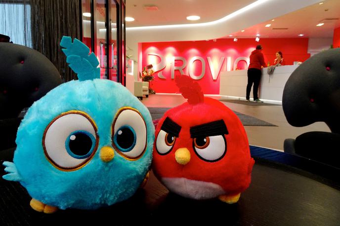Angry Birds | Leta 2009 je družba Rovio izdala videoigro Angry Birds, ki je kmalu zatem postala ena najbolj priljubljenih iger Applove trgovine z aplikacijami. | Foto Reuters