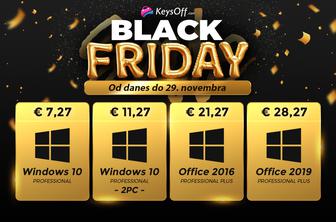 Razprodaja pred črnim petkom: Windows 10 Pro za 7,27 €