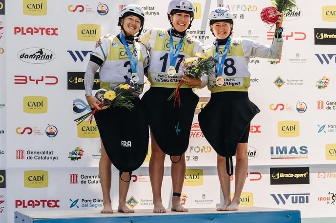 Eva Alina Hočevar | Eva Alina Hočevar je zasedla tretje mesto. | Foto Facebook Canoe Slalom - La Seu