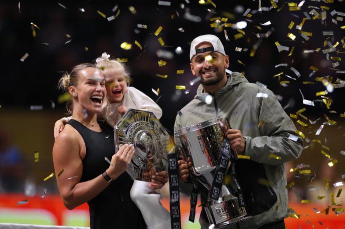 Nick Kyrgios Arina Sabalenka | Nick Kyrgios je premagal Arino Sabalenko. | Foto Reuters