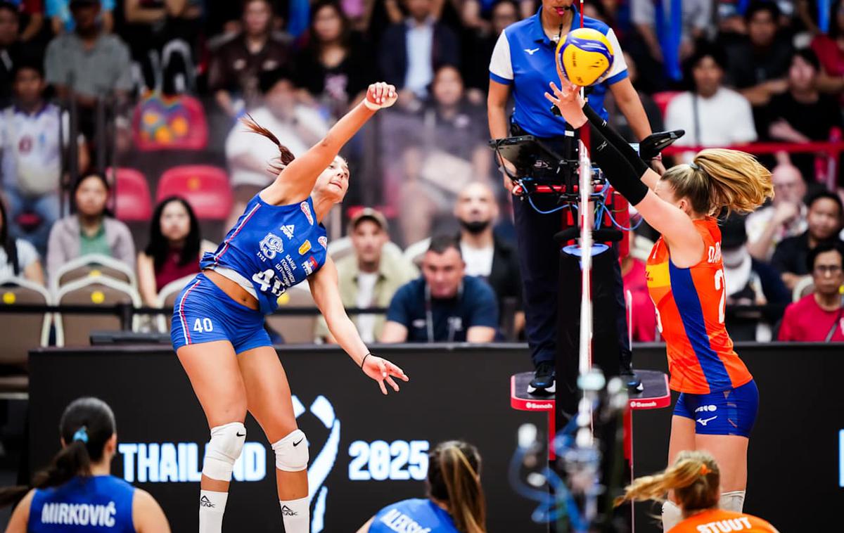 SP Nizozemska Srbija osmina finala | Srbkinje so presenetljivo izpadle že v osmini finala. | Foto VolleyballWorld