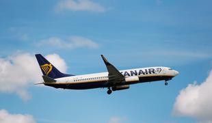 Ryanair zaradi stavke odpovedal polete med Veliko Britanijo in Irsko