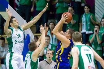 Olimpija in Krka pod vrhom, Partizan razbil Cibono