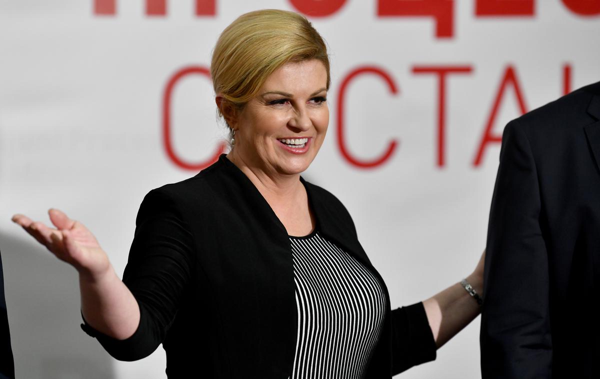 Kolinda Grabar Kitarović | Z nagrado želijo hrvaški predsednici Kolindi Grabar-Kitarović izkazati čast za njene "izjemne prispevke v vlogi vodje, diplomatke in uradnice". | Foto STA