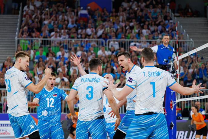 liga narodov Slovenija : Srbija, slovenska odbojkarska reprezentanca | Slovenci so ugnali Srbijo in se uvrstili na zaključni turnir. | Foto Grega Valančič