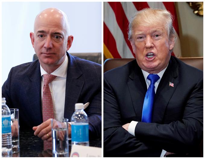 Jeff Bezos, Donald Trump | Foto: Reuters