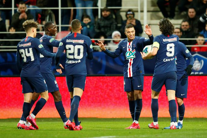 PSG | PSG se je zlahka uvrstil v polfinale francoskega pokala in ostaja v igri za vse štiri lovorike v tej sezoni. | Foto Reuters