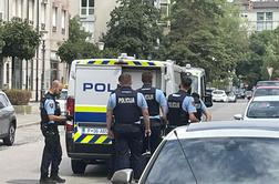 Policijska akcija v središču Ljubljane: osumljenec se je upiral aretaciji #foto