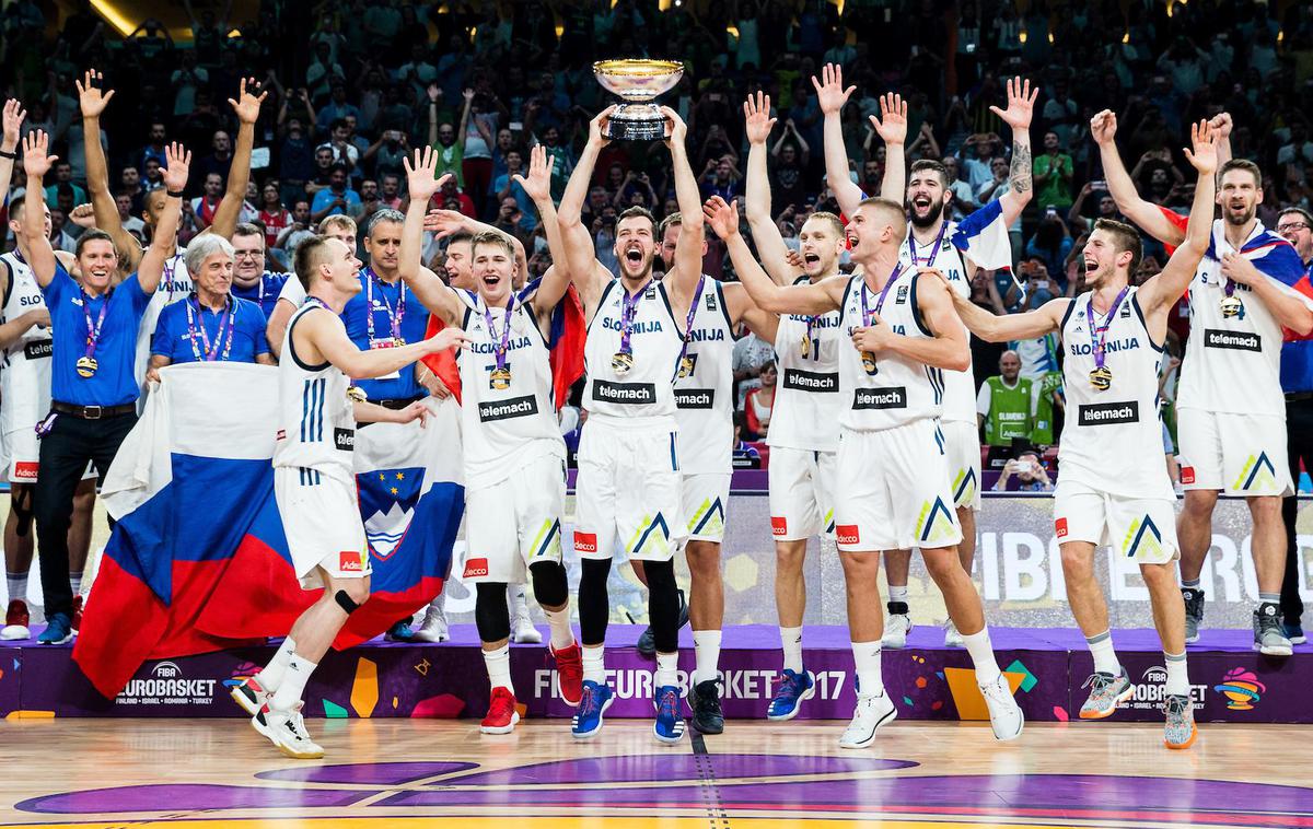Goran Dragić eurobasket | Goran Dragić je dal navijačem Toronta vedeti, kaj je osvojil v karieri. | Foto Vid Ponikvar/Sportida