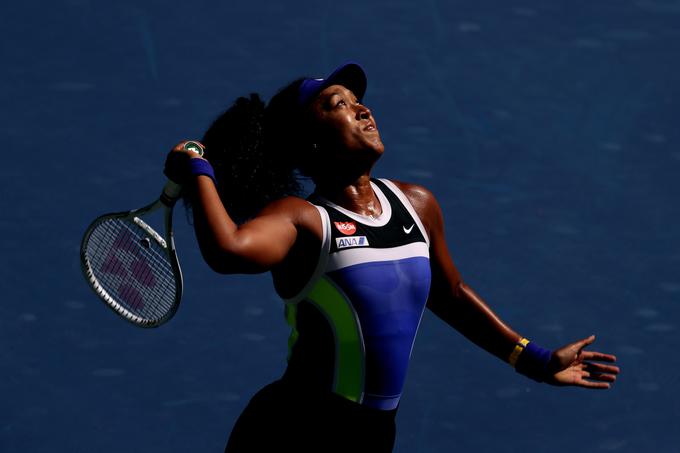 Naomi Osaka je v četrtfinalu OP ZDA v dveh nizih odpravila Shelby Rogers. | Foto: Getty Images