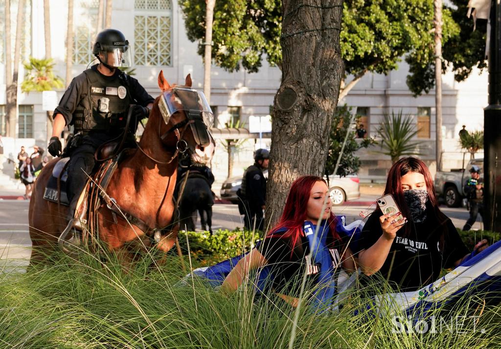 Protesti v Los Angelesu