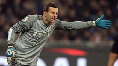 Handanović odšel na počitek z nasmehom