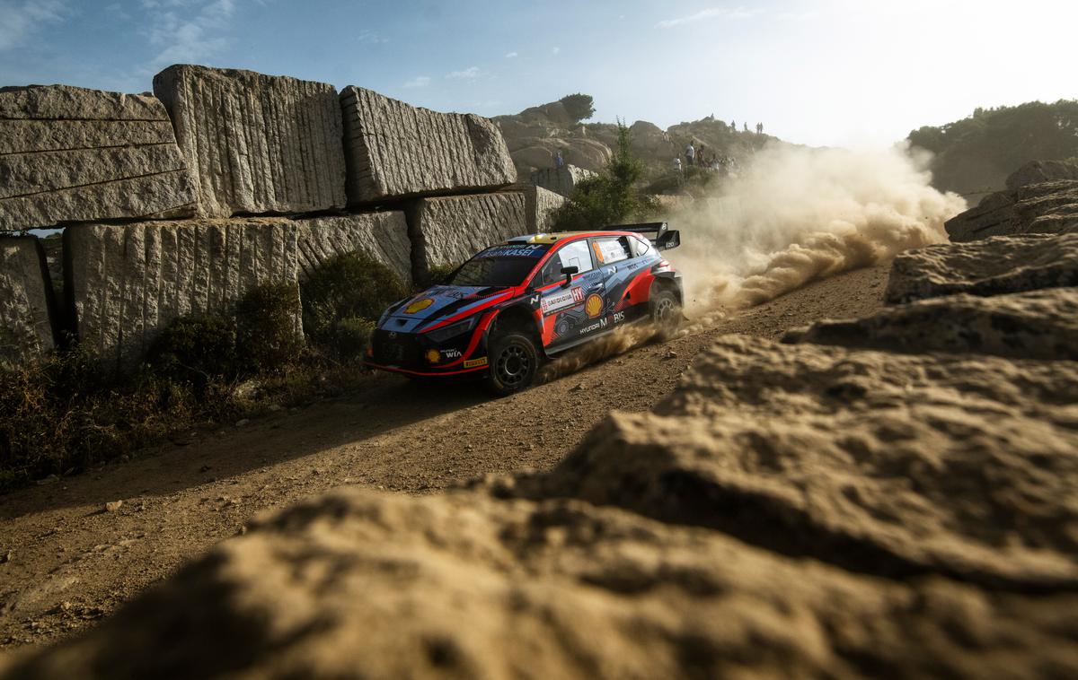 WRC Sardinija Tanak | Ott Tänak (Hyundai) je zmagovalec relija po Sardiniji. | Foto Red Bull Content Pool