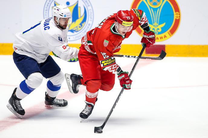 Belorusija Slovenija svetovno prvenstvo v hokeju SP 2019 | Slovenci so na drugi tekmi turnirja v Latviji z 2:0 premagali Belorusijo. | Foto Matic Klanšek Velej/Sportida