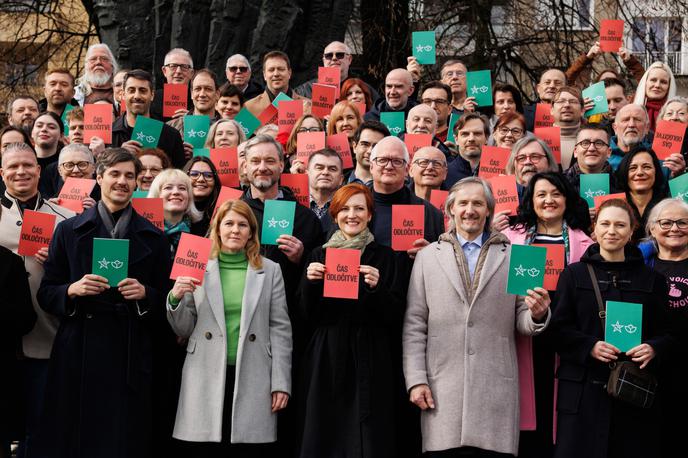 Levica, Vesna | Stranki sta prepričani, da s skupno kandidatno listo ponujata najboljše kandidate. | Foto STA