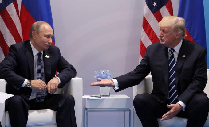 Srečanje ruskega in ameriškega predsednika. Vir: Reuters
 | Foto: 