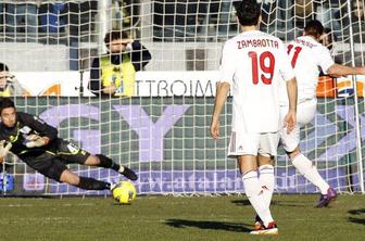 Milan in Juve še naprej vodilna, Napoli do točk pri Palermu