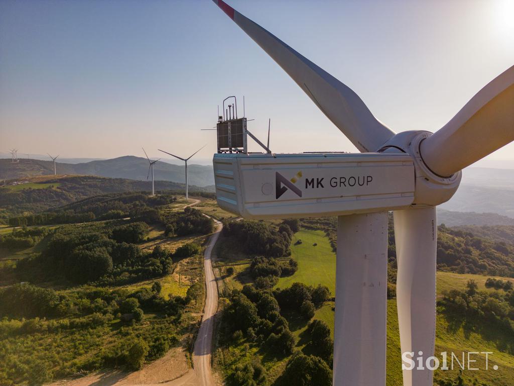 Odprtje vetrne elektrarne Krivača v Srbiji