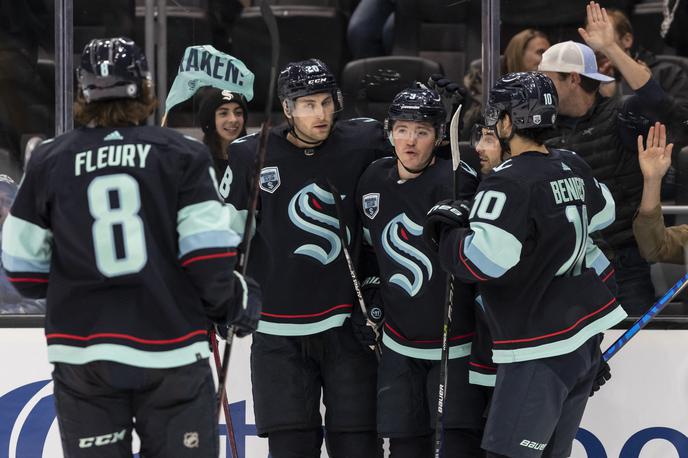 Seattle Kraken | Seattle Kraken svojo prvo sezono v ligi NHL končujejo že po rednem delu. | Foto Reuters